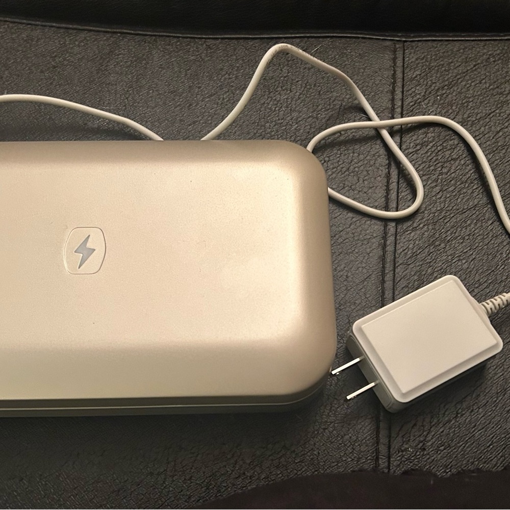 Silver UV Sanitizer Box for Cell Phones